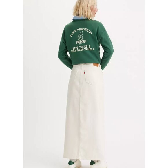 Levi's Cream Maxi Skirt - Picture 6 of 8